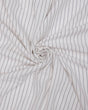 Pinstripe Linen Blend White