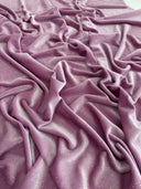 Shimmery Stretch Velvet Mauve