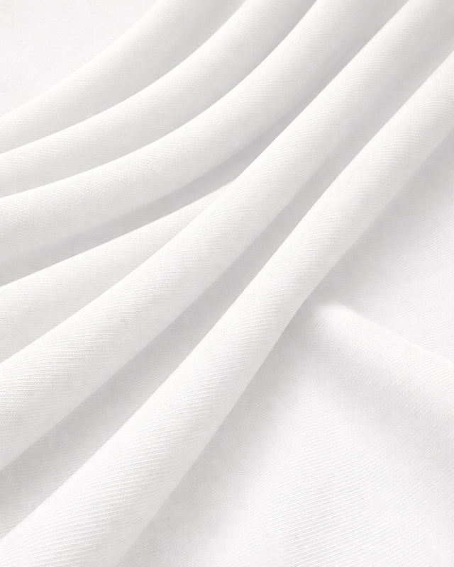 Stretch Twill Denim Look Off White