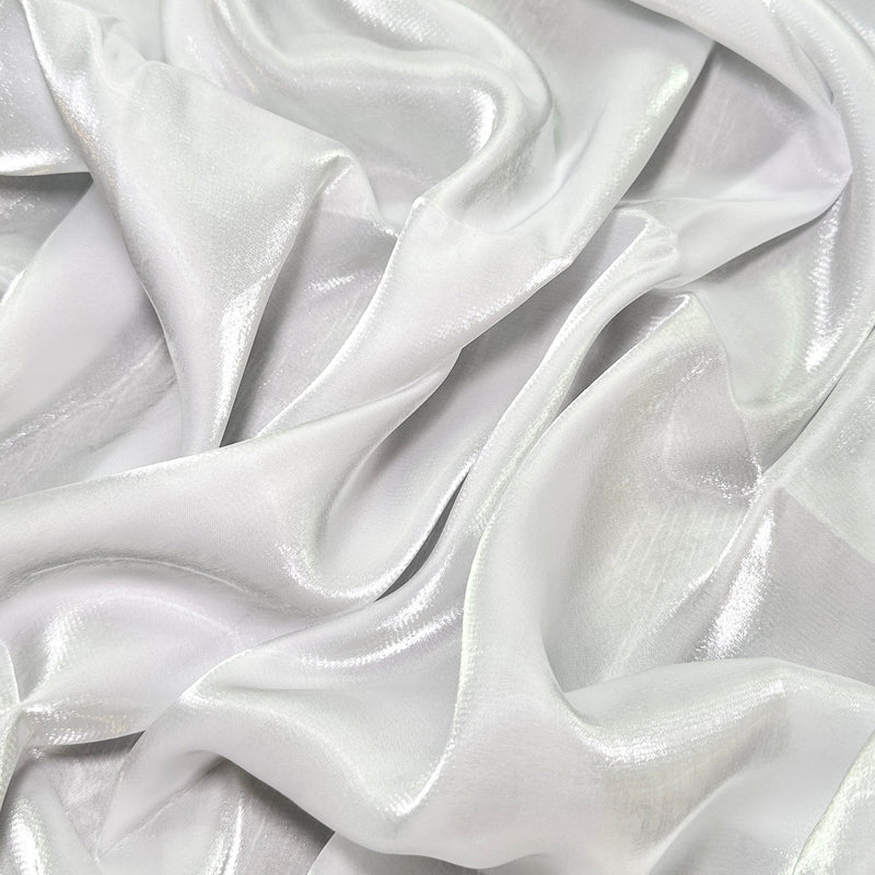 Liquid Shimmery Chiffon White