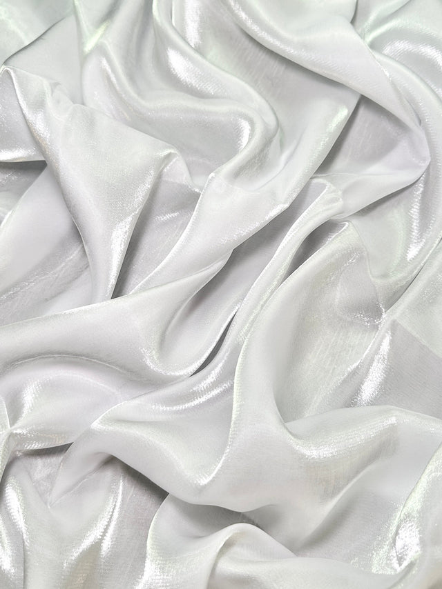 Liquid Shimmery Chiffon White