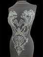 Silver Rhinestone Bodice Appliqué