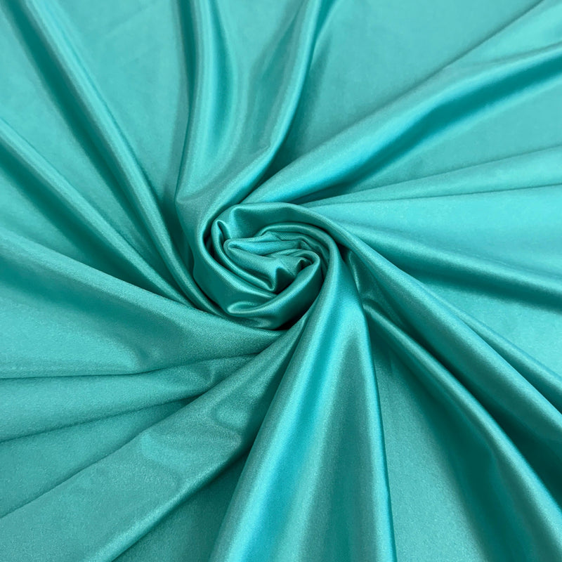 Shiny Nylon Spandex Tiffany Blue