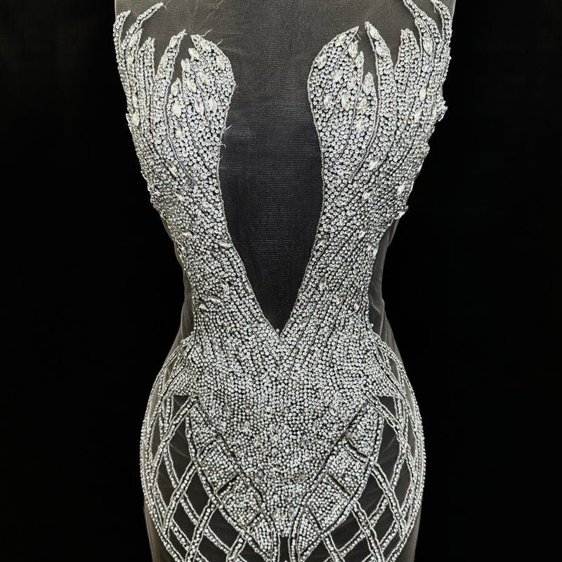 Rhinestone Bodice Applique