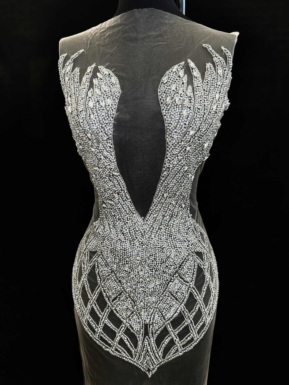 Rhinestone Bodice Applique