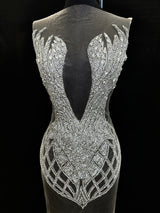 Rhinestone Bodice Applique