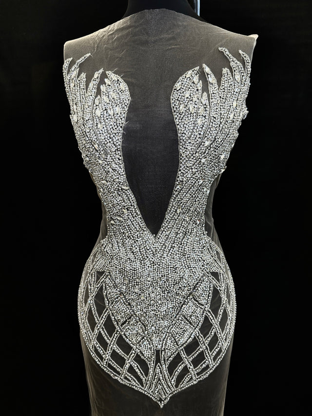 Rhinestone Bodice Applique