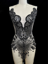Rhinestone Bodice Applique