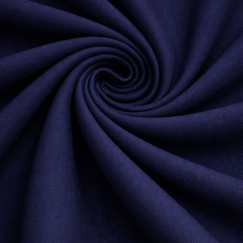 Stretch Twill Denim Look Navy Blue