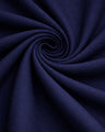 Stretch Twill Denim Look Navy Blue