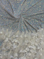Iridescent Feather Sequin Velvet