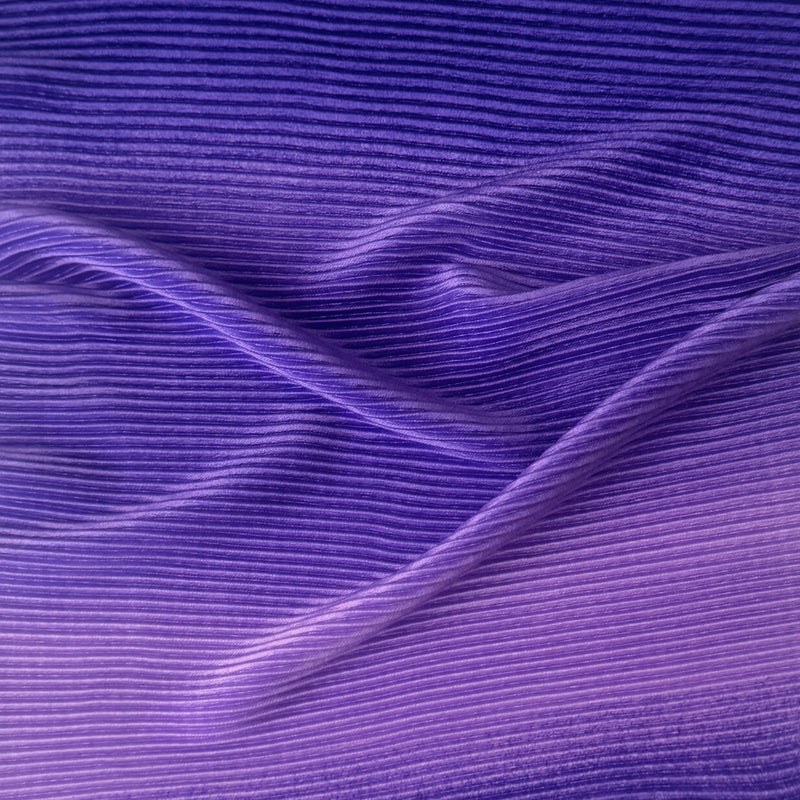 Purple Ombre Pleated Knit