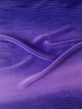 Purple Ombre Pleated Knit