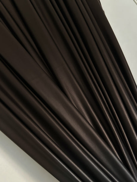 Dark Chocolate 4-Way Stretch Faux Leather