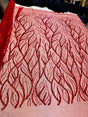 Beaded Sequin Lace on Mesh