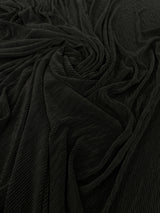 Black Pleated Knit