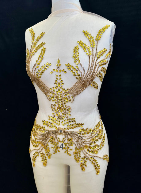Rhinestone Bodice Applique