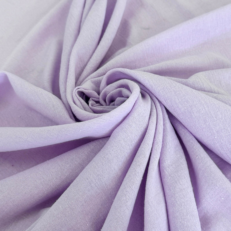Cotton Gauze Lilac Crinkle