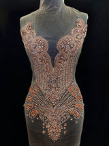 Rhinestone Bodice Applique