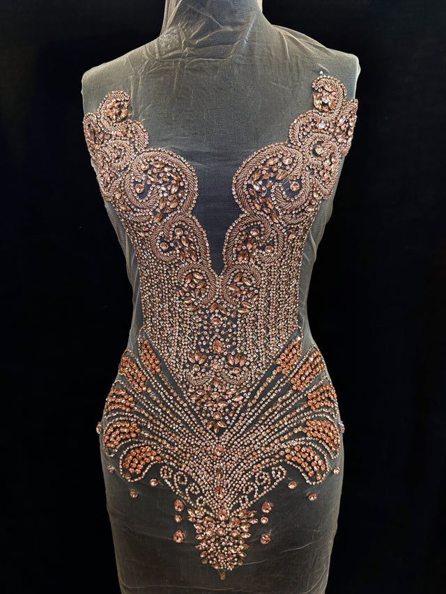 Rhinestone Bodice Applique
