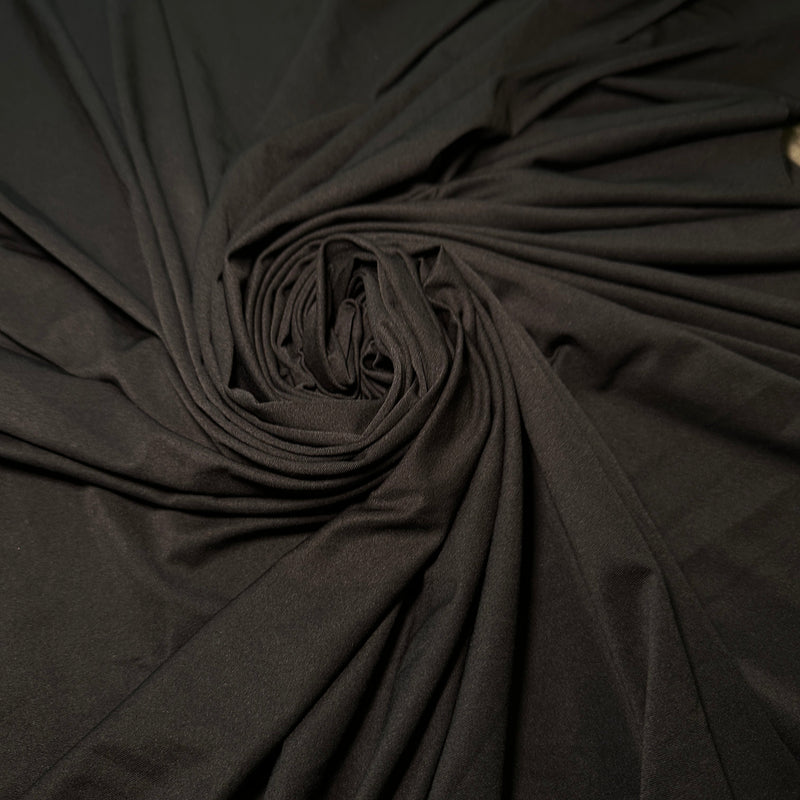Black 4-Way Stretch Nylon Spandex