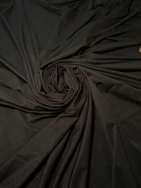Black 4-Way Stretch Nylon Spandex