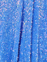 Stretch Sequin on Velvet Baby Blue