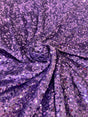 Stretch Sequin Velvet Lavender