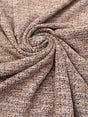 Stretch Chenille Tweed Blush Pink
