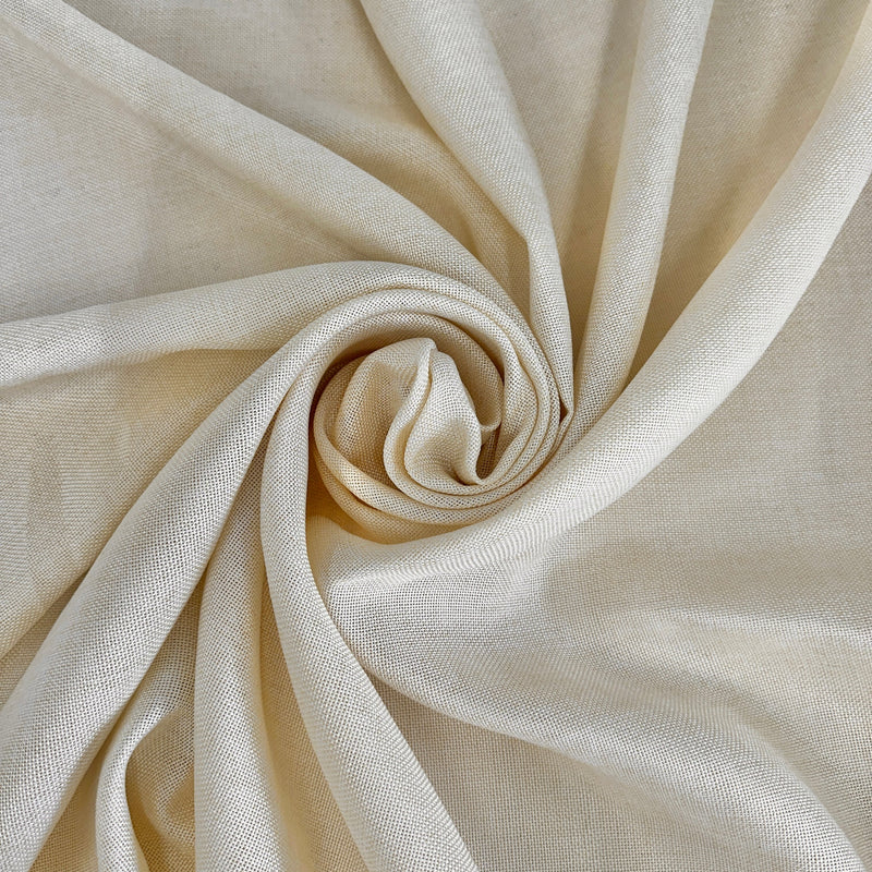 Ivory Faux Linen