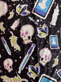 Printed Nylon Spandex Skull Tarot