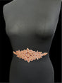 Blush Pink Rhinestone Applique