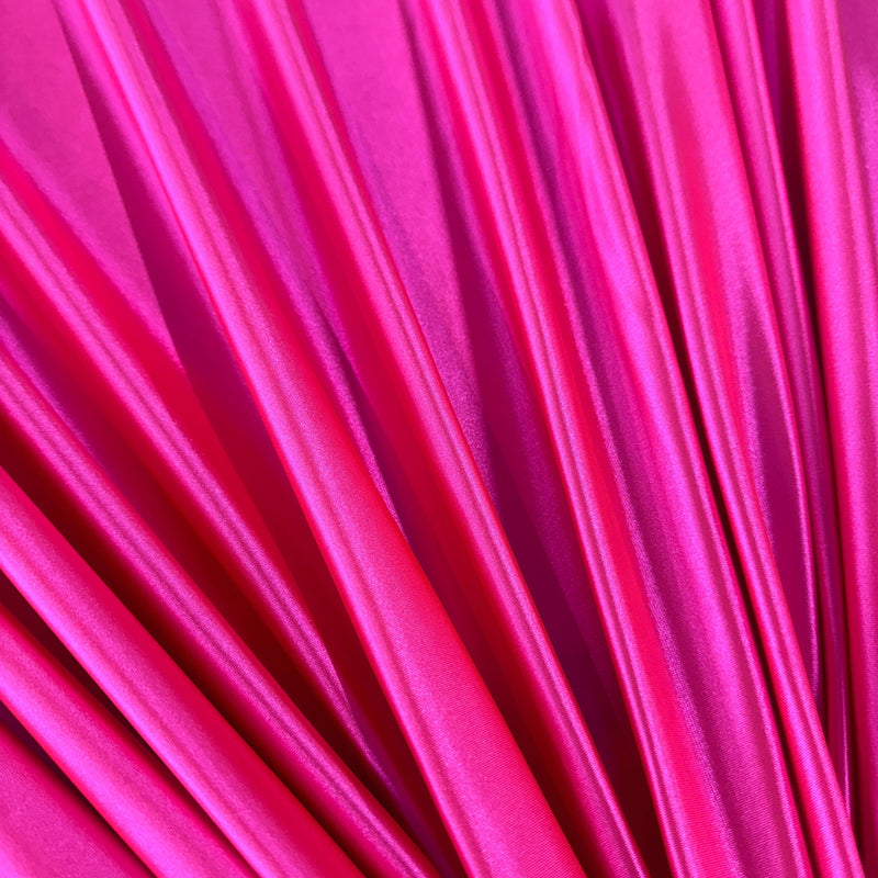 Shiny Nylon Spandex Hot Pink