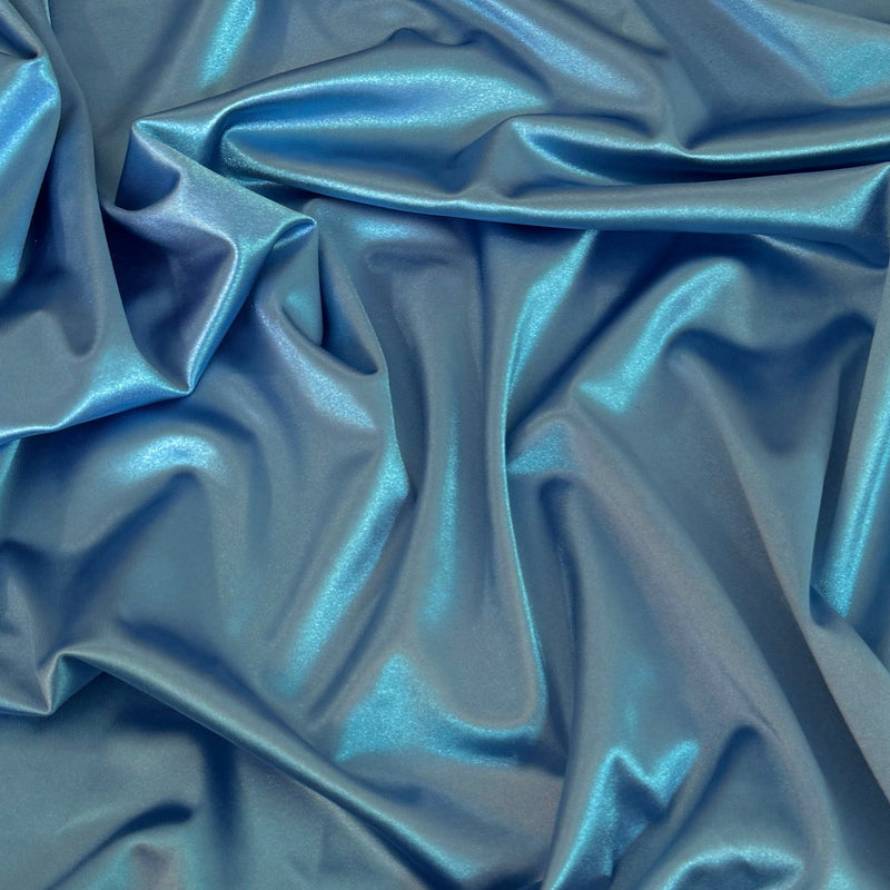 Shiny Nylon Spandex Slate Blue