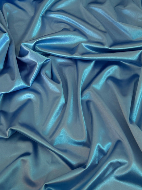 Shiny Nylon Spandex Slate Blue