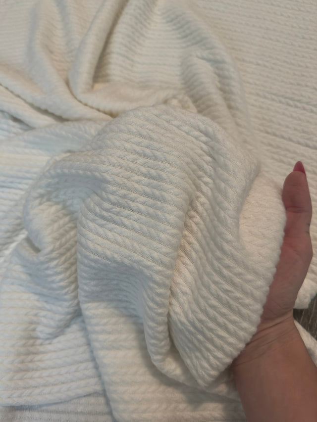 Buttery Soft Cable Sweater Knit