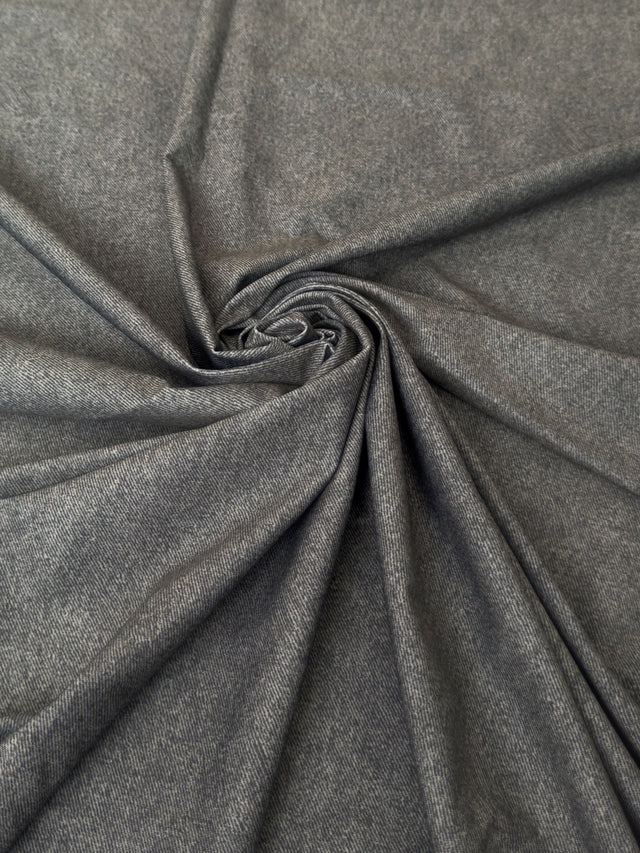 Printed Nylon Spandex Gray Twill Pattern