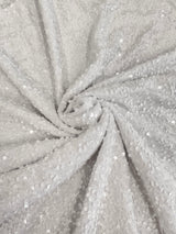 Sequin Velvet White