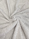 Sequin Velvet White
