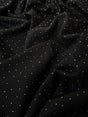 Rhinestone Beaded Knit Black