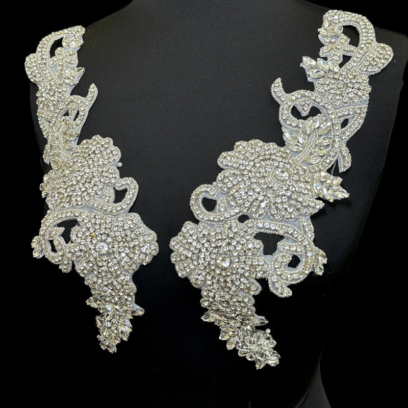 Silver Rhinestone Applique