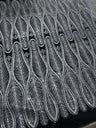 Stretch Sequin Geometric Lace Silver