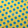 E-Z Dots Matte Nylon Spandex Fabric - Multicolor Polka Dots, 58/60" Width (1 Yard)