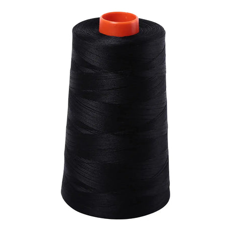 Cotton Embroidery Thread 50wt Black 6452yds