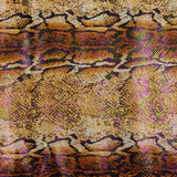 Foil Printed Spandex Mamba Animal Print
