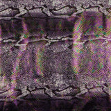 Mamba Foil Printed Polyester Spandex Fabric - Holographic Foil Print, 4-Way Stretch, 54" Width (1 Yard)