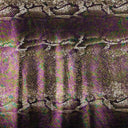 Mamba Foil Printed Polyester Spandex Fabric - Holographic Foil Print, 4-Way Stretch, 54" Width (1 Yard)