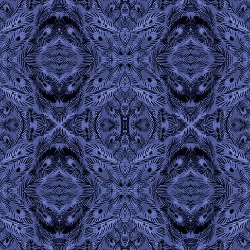 Cotton Fabric Manadalay Blue Affinity 44/45"