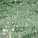 Mandy Mesh Sequin Polyester Spandex Fabric - Sequin Embroidered Mesh, Peacock, 58/56" Cut Width, 50" Usable Width (1 Yard)