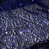 Mandy Mesh Sequin Polyester Spandex Fabric - Sequin Embroidered Mesh, 58/56" Cut Width, 50" Usable Width (1 Yard)
